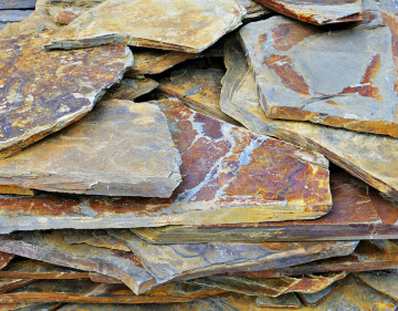 Opus incertum ‘Effet Corten’