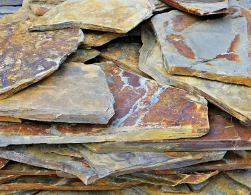 Opus incertum ‘Effet Corten’