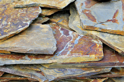 Opus incertum ‘Effet Corten’