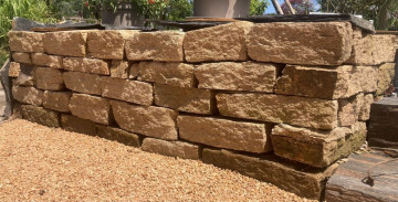 Mur gneiss jardin